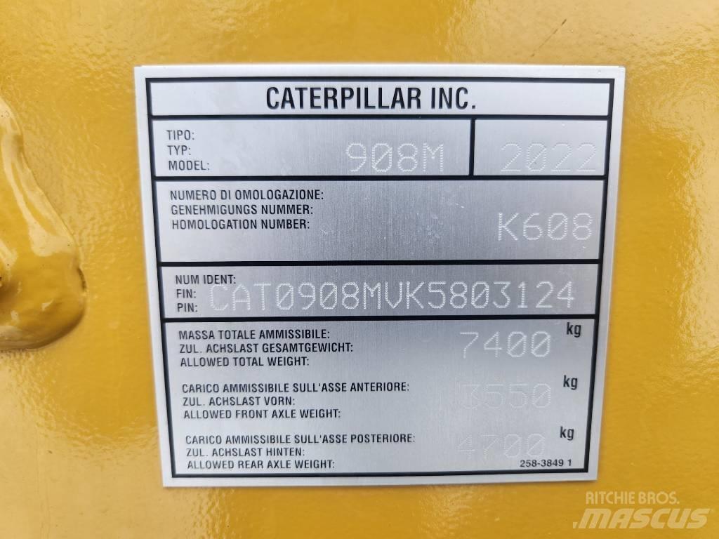 CAT 908m Wielladers