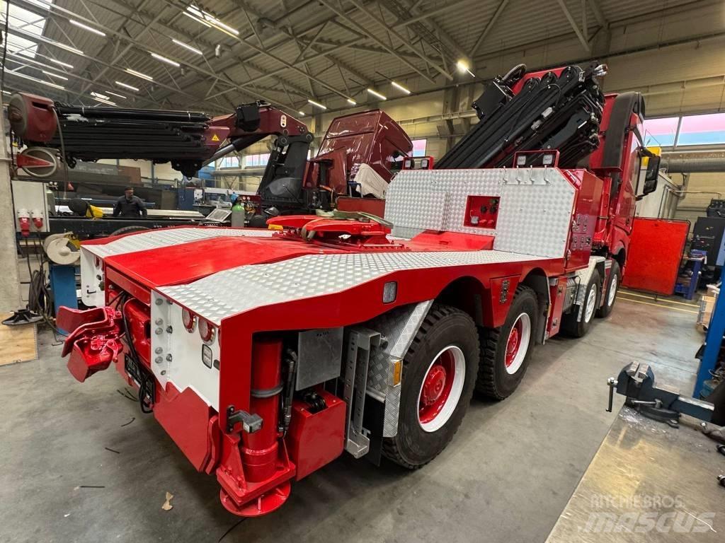 Mercedes-Benz 3258 Vlakke laadvloer met kraan