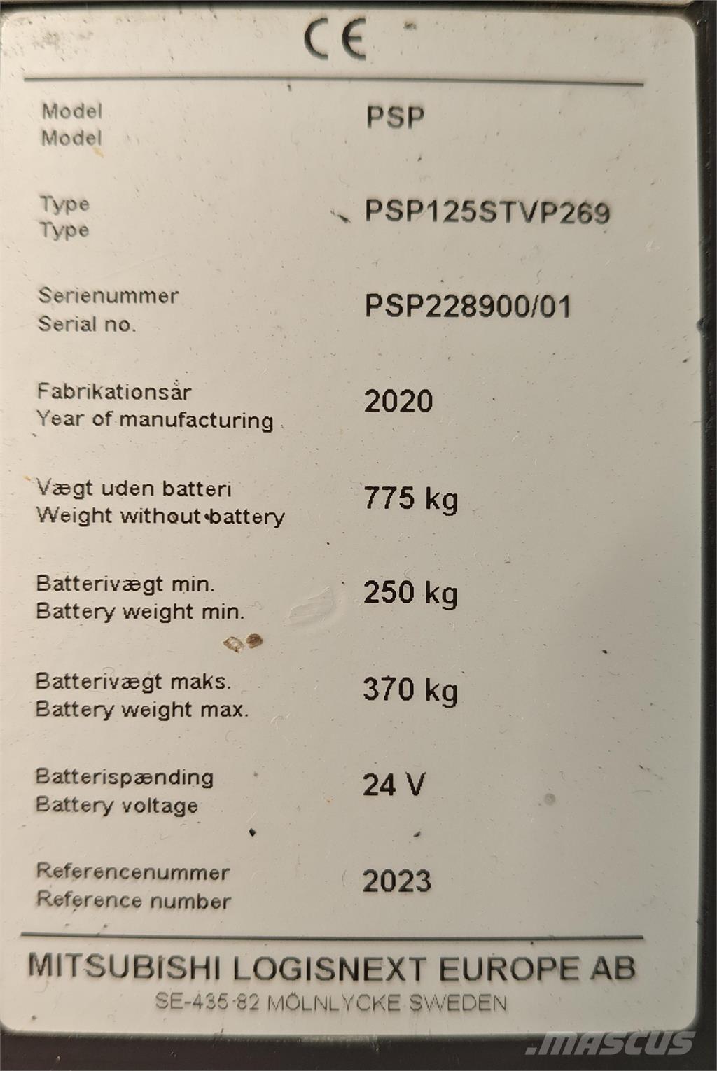 Atlet PSP125 Zelfrijdende stapelaars