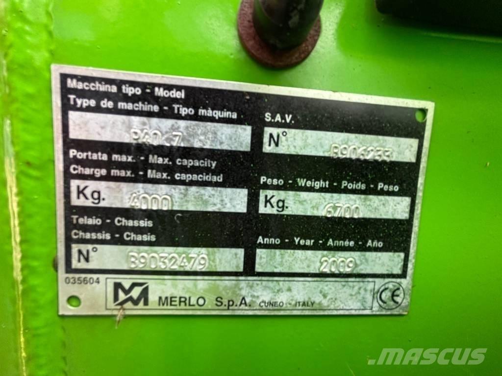 Merlo P 40.7 Verreikers voor landbouw