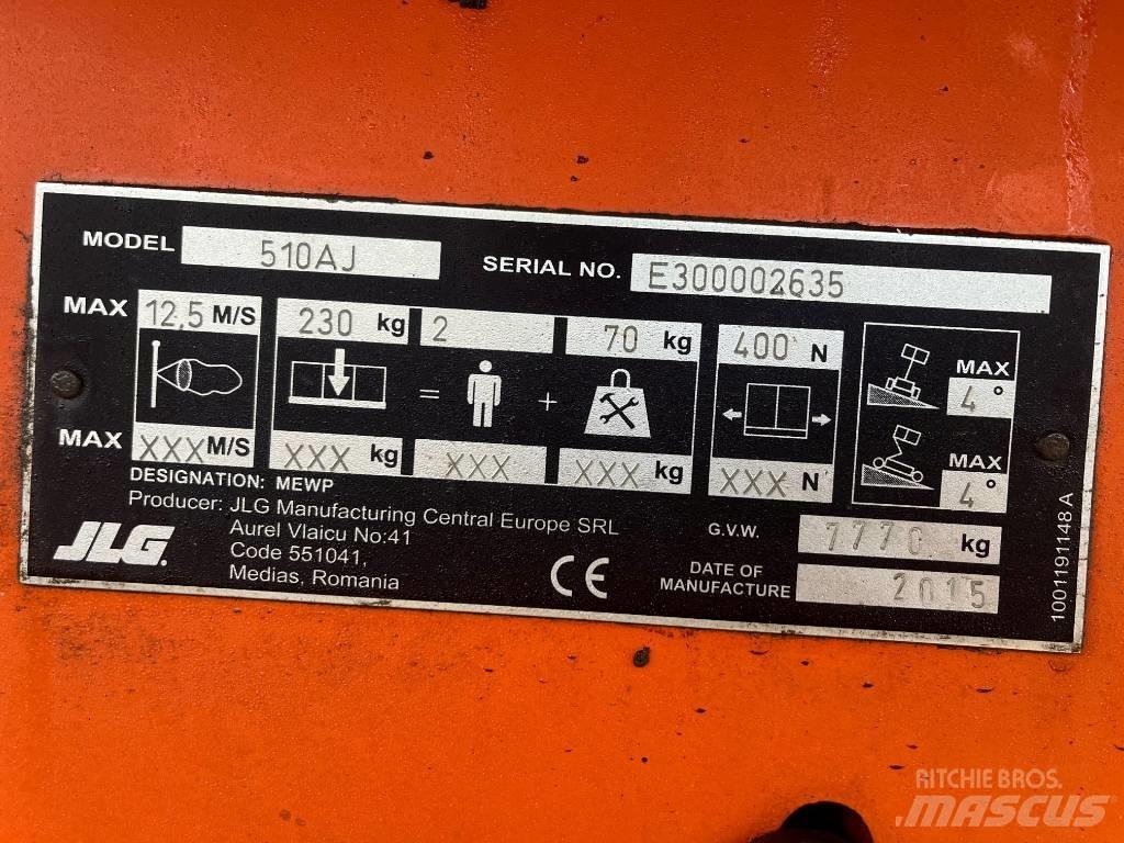 JLG 510 AJ Knikarmhoogwerkers