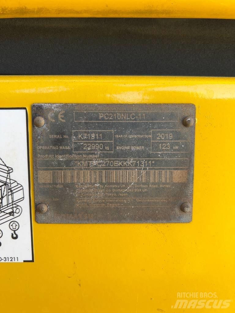 Komatsu PC210NLC-11 Rupsgraafmachines