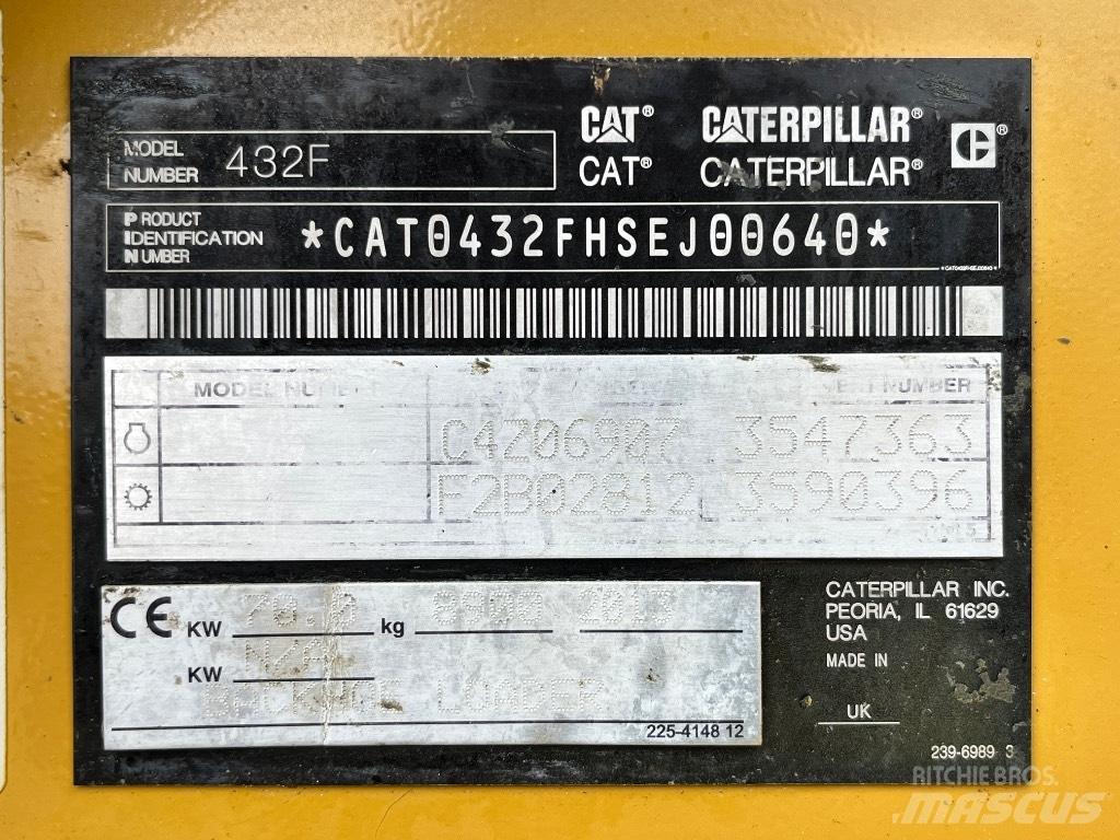 CAT 432 F Graaf-laadcombinaties