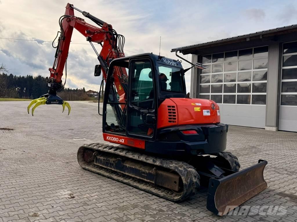 Kubota KX 080-4 Midigraafmachines 7t - 12t