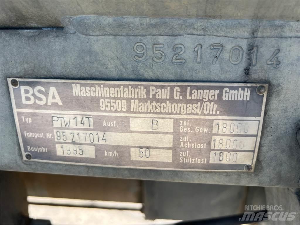 BSA PTW 14 T Drijfmesttanks