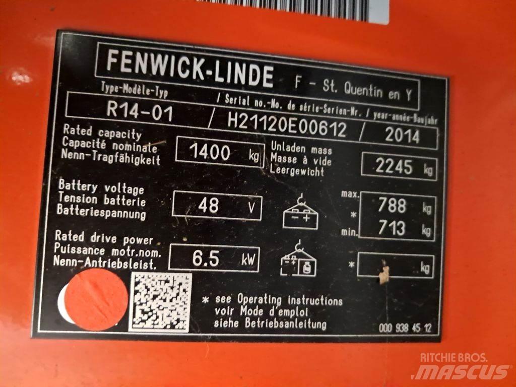 Linde R14-01 Reachtruck voor hoog niveau