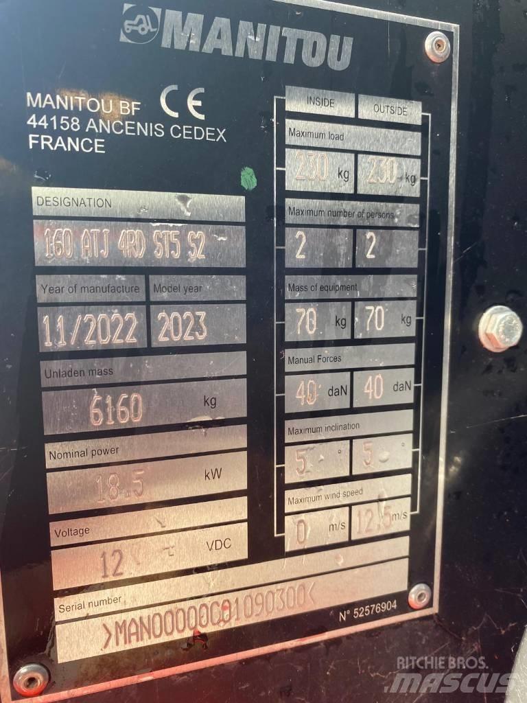 Manitou 160 ATJ Knikarmhoogwerkers