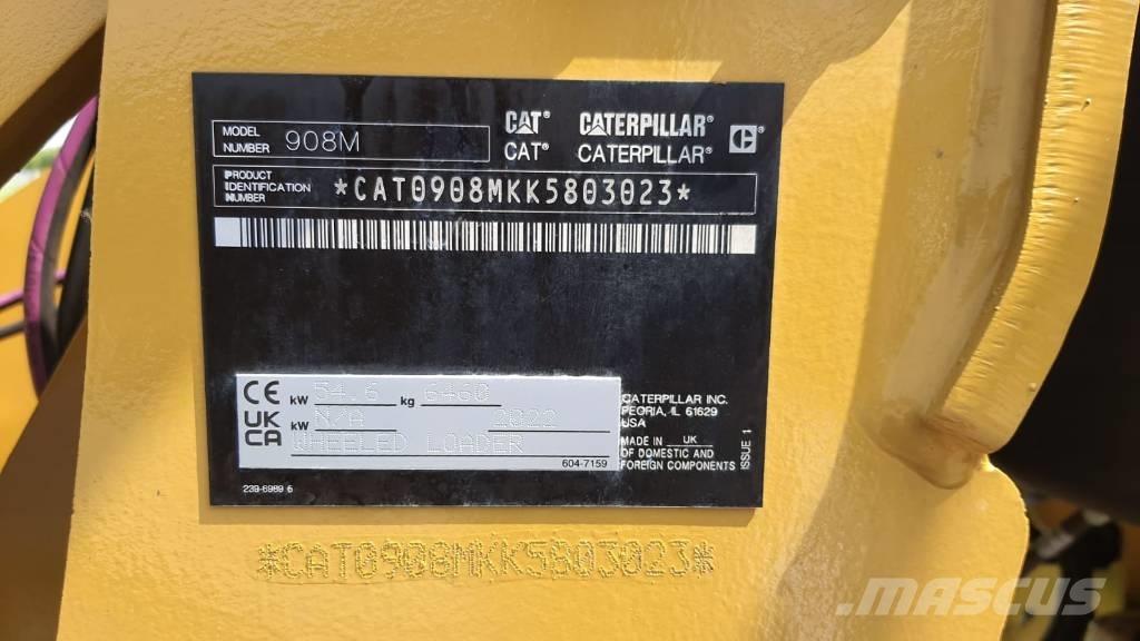 CAT 908M Wielladers