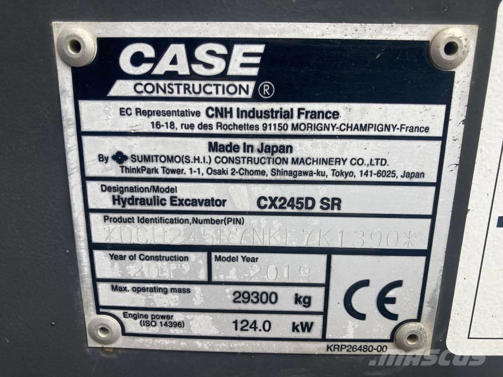CASE CX 245 D SR LC Rupsgraafmachines