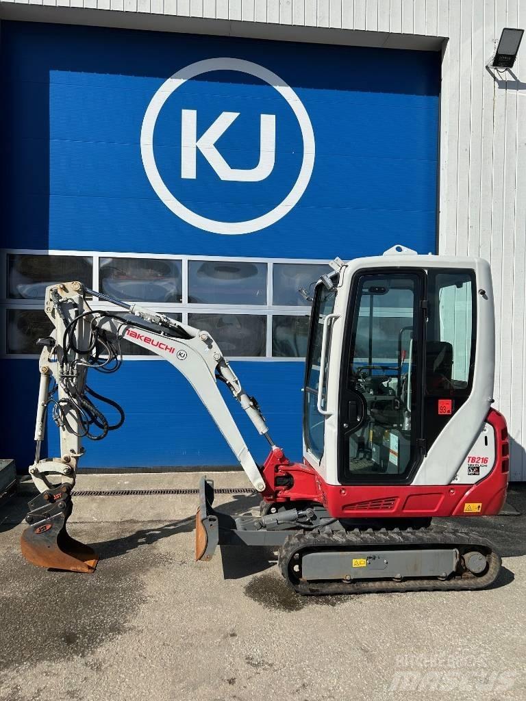 Takeuchi TB 216 Minigraafmachines < 7t
