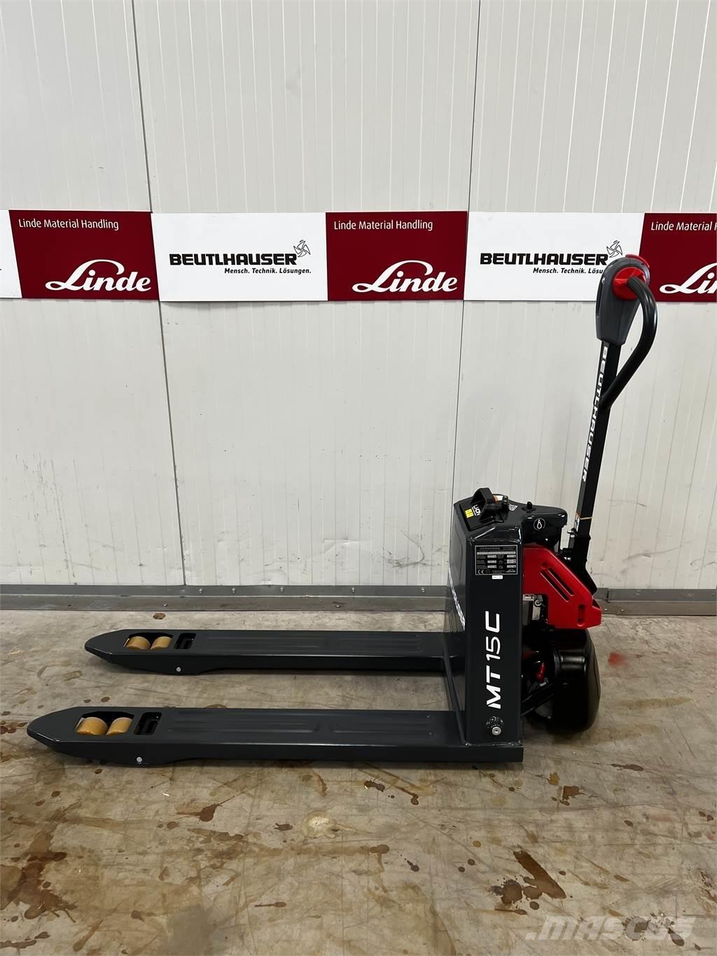 Linde MT15C Stapelaar meeloop
