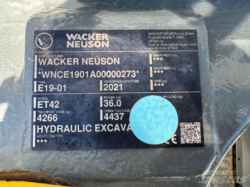 Wacker Neuson ET42 Rupsgraafmachines