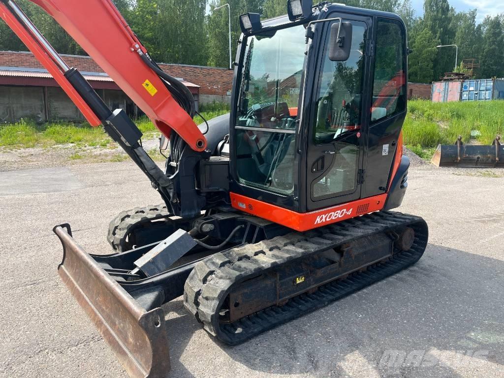 Kubota KX 080 Midigraafmachines 7t - 12t