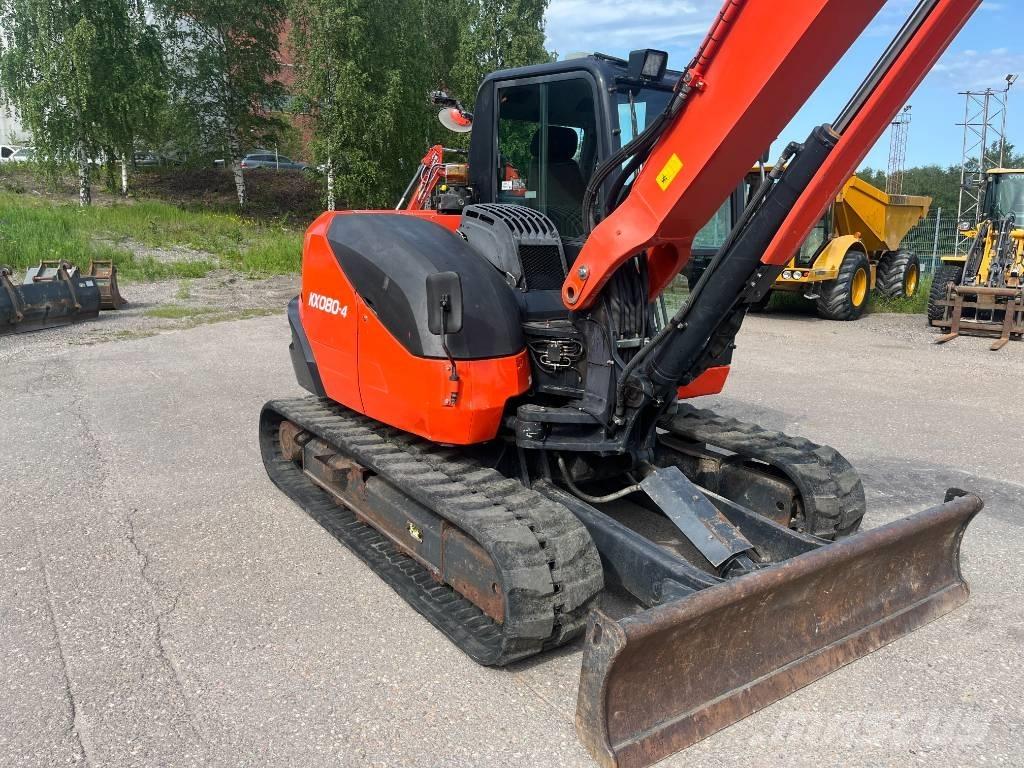 Kubota KX 080 Midigraafmachines 7t - 12t