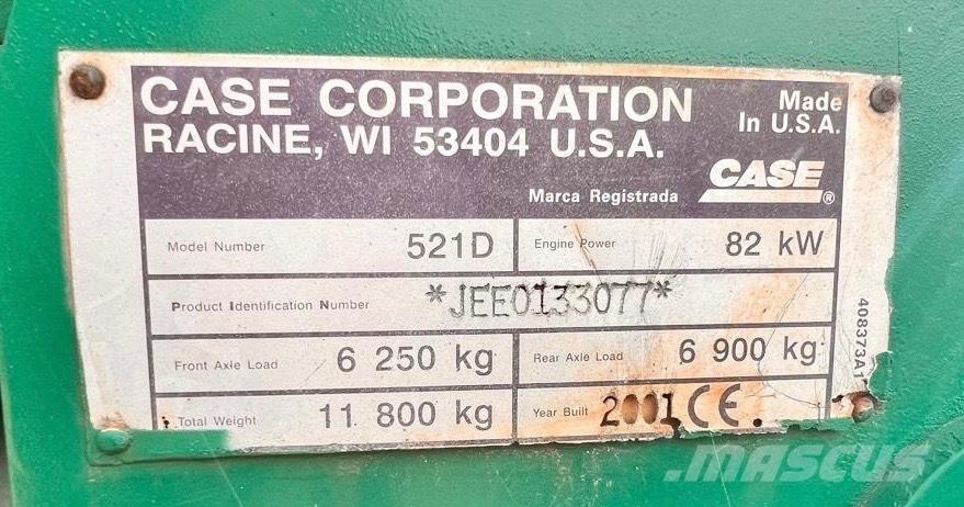 CASE 521 D Wielladers