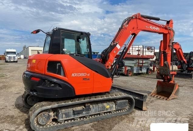Kubota KX080-4S2 Rupsgraafmachines