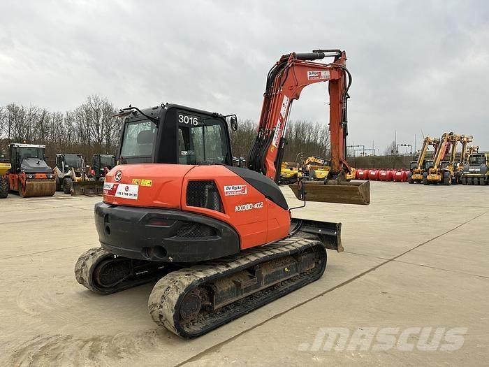 Kubota KX080-4A2 Midigraafmachines 7t - 12t