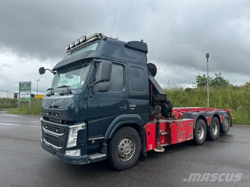 Volvo FM 500 Containertrucks met kabelsysteem
