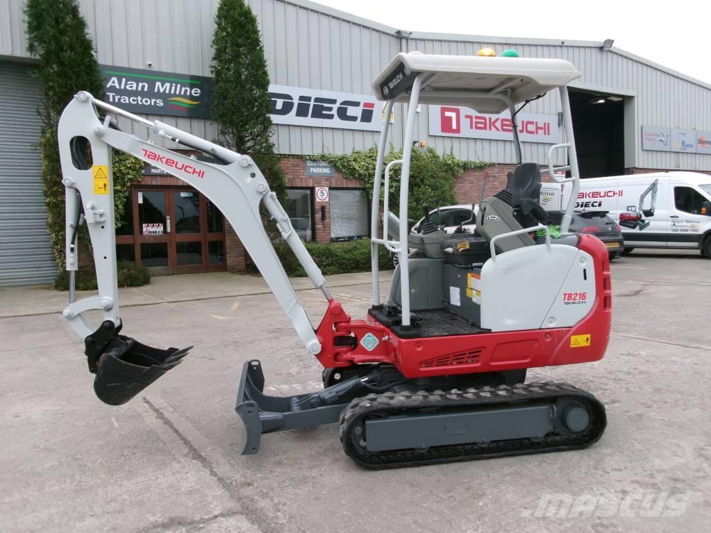 Takeuchi TB 216 Minigraafmachines < 7t