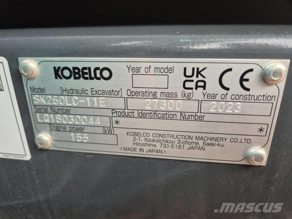 Kobelco SK260LC-11E Rupsgraafmachines