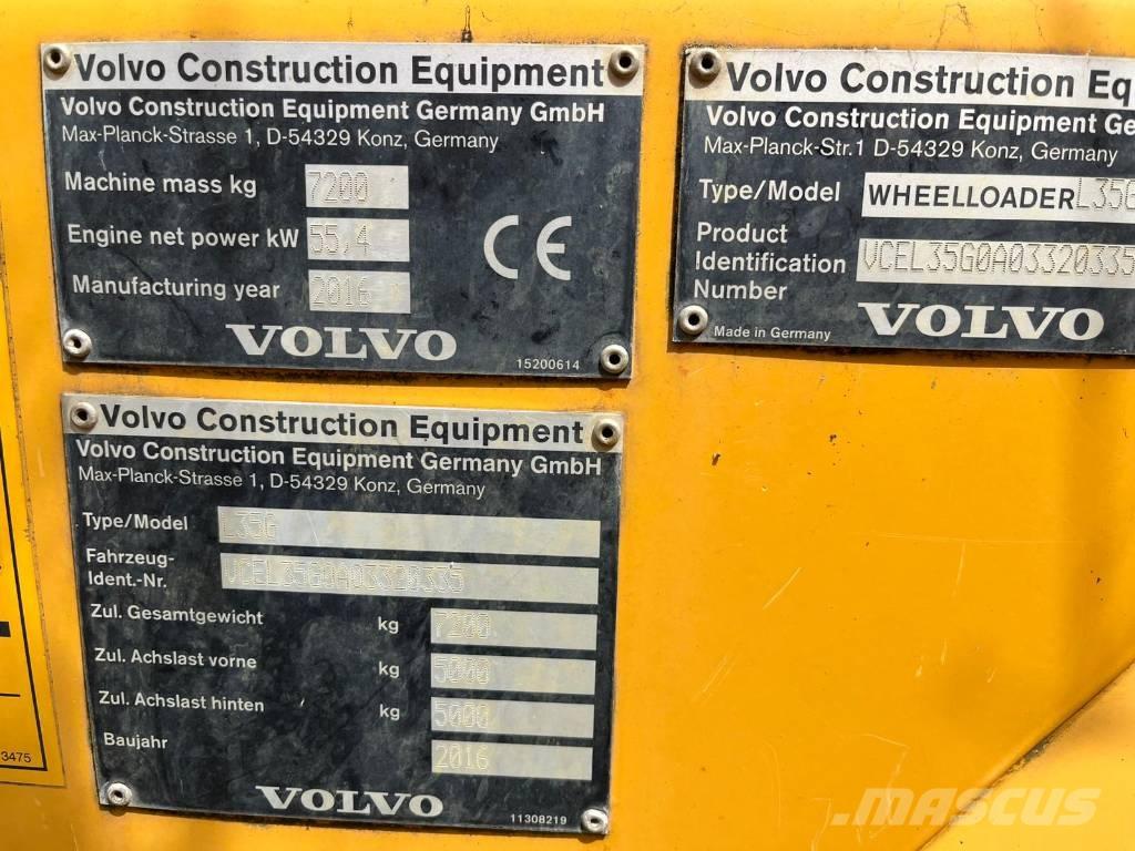 Volvo L 35 G Wielladers