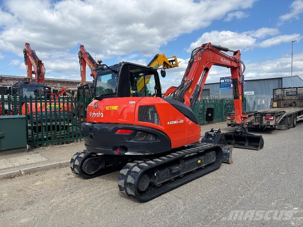 Kubota KX 080-4 Midigraafmachines 7t - 12t