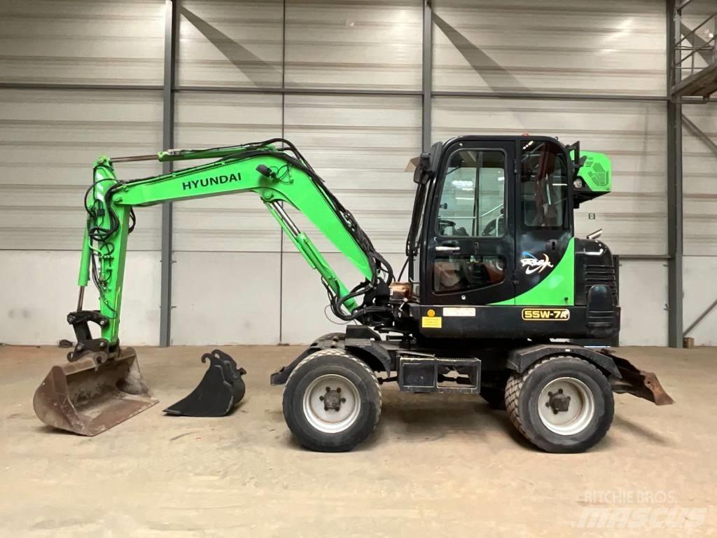 Hyundai 55 W-7 A Wielgraafmachines