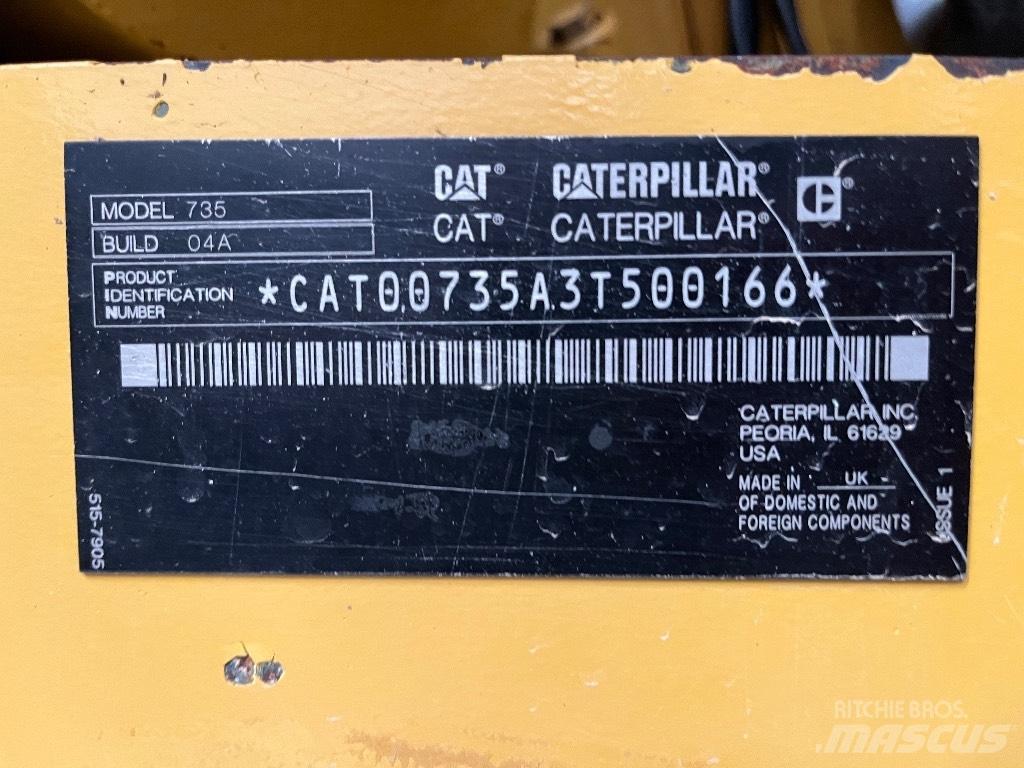 CAT 735 Knik dumptrucks