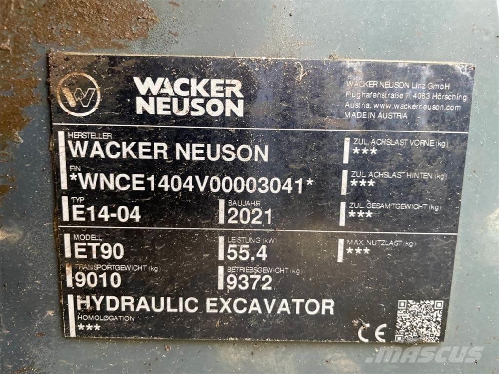 Wacker Neuson ET90 Rupsgraafmachines