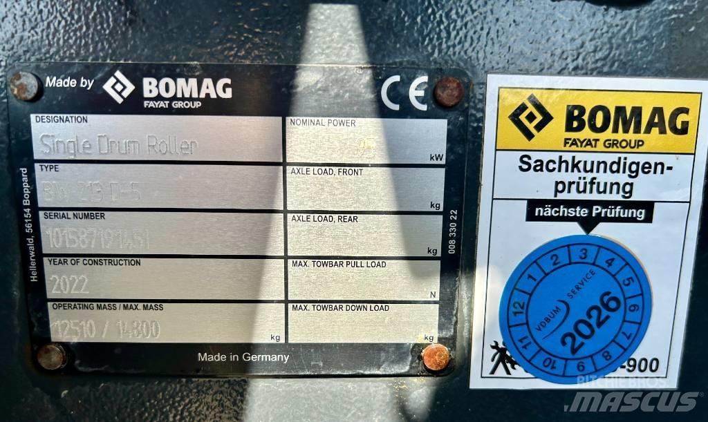 Bomag BW 213 D-5 Overige walsen