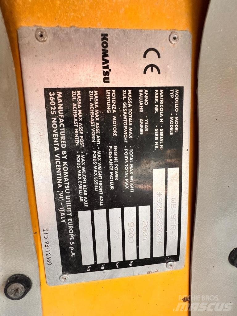 Komatsu WB 97 R-2 Graaf-laadcombinaties