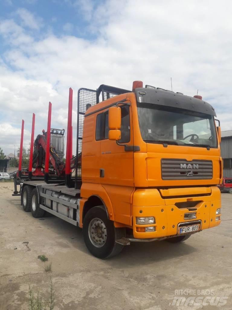 MAN TGA 33.530 Hout-Bakwagens