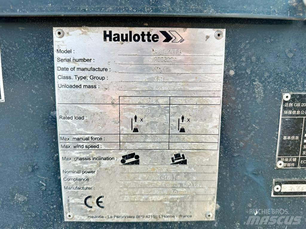Haulotte HA16RTJ Knikarmhoogwerkers