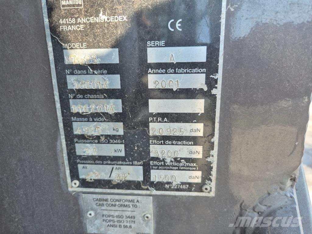 Manitou MT 523 Verreikers