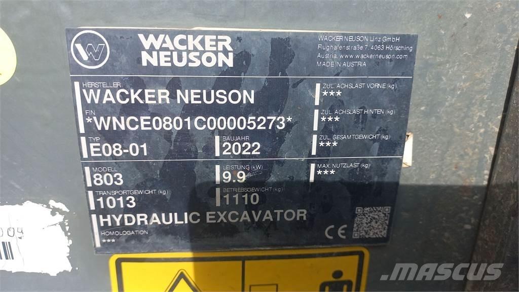 Wacker Neuson 803 Rupsgraafmachines