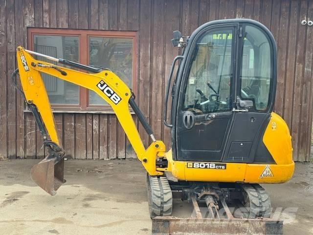 JCB 8018 Minigraafmachines < 7t