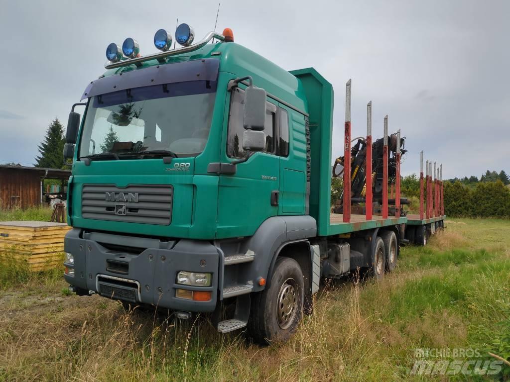 MAN TGA 33.430 Hout-Bakwagens