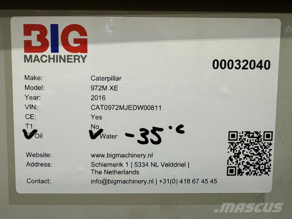 CAT 972M XE Wielladers