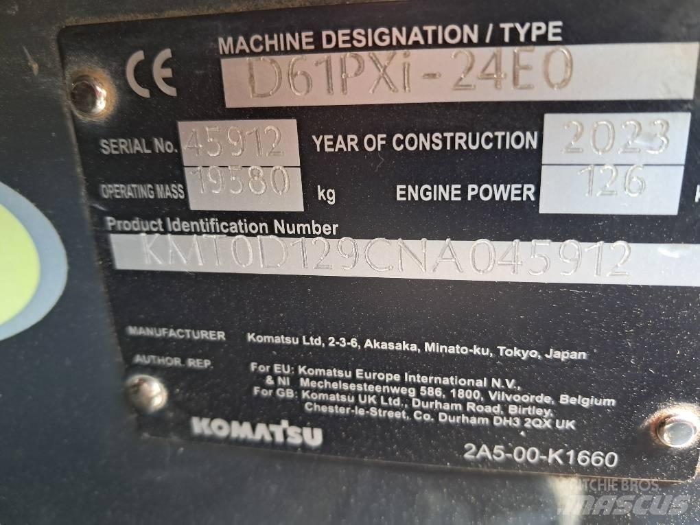 Komatsu D61PXI-24E0 Rupsdozers