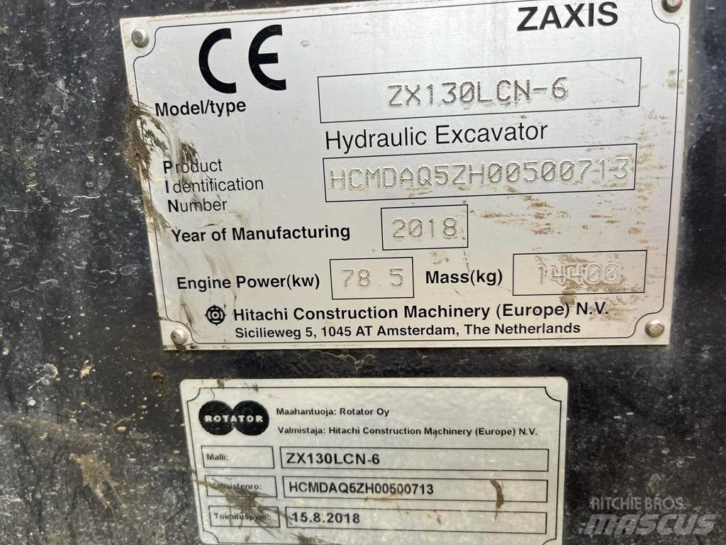 Hitachi ZX130LCN-6 Rupsgraafmachines