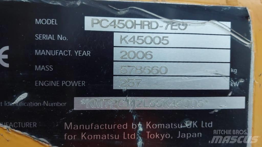 Komatsu PC450HRD-7E0 Sloopgraafmachines