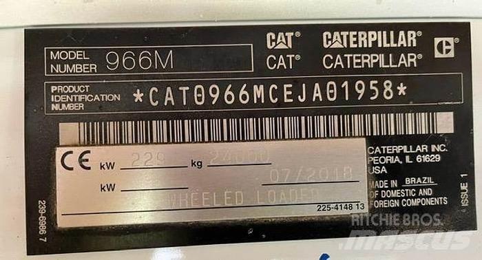 CAT 966M Wielladers