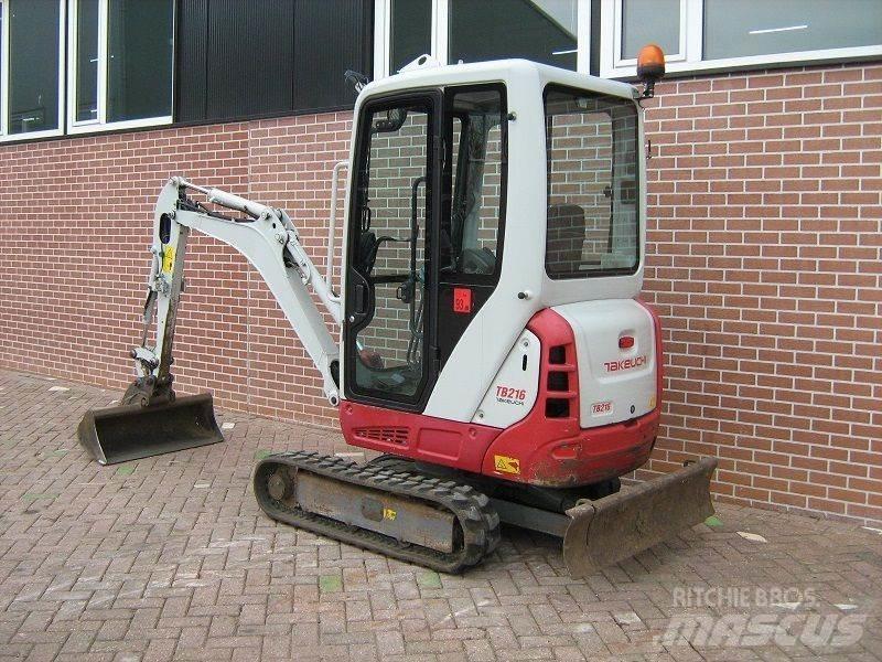 Takeuchi TB216 Minigraafmachines < 7t