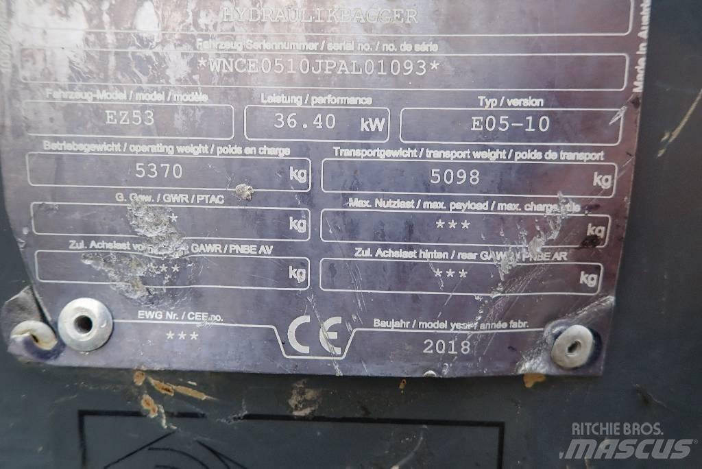 Wacker Neuson EZ 53 Minigraafmachines < 7t
