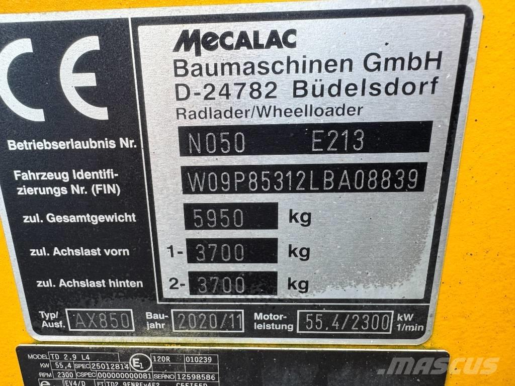 Mecalac AS 850 V Wielladers