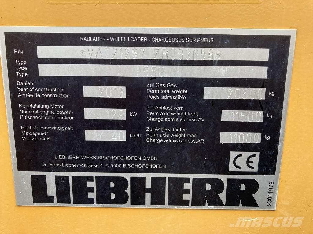 Liebherr L 550 Wielladers