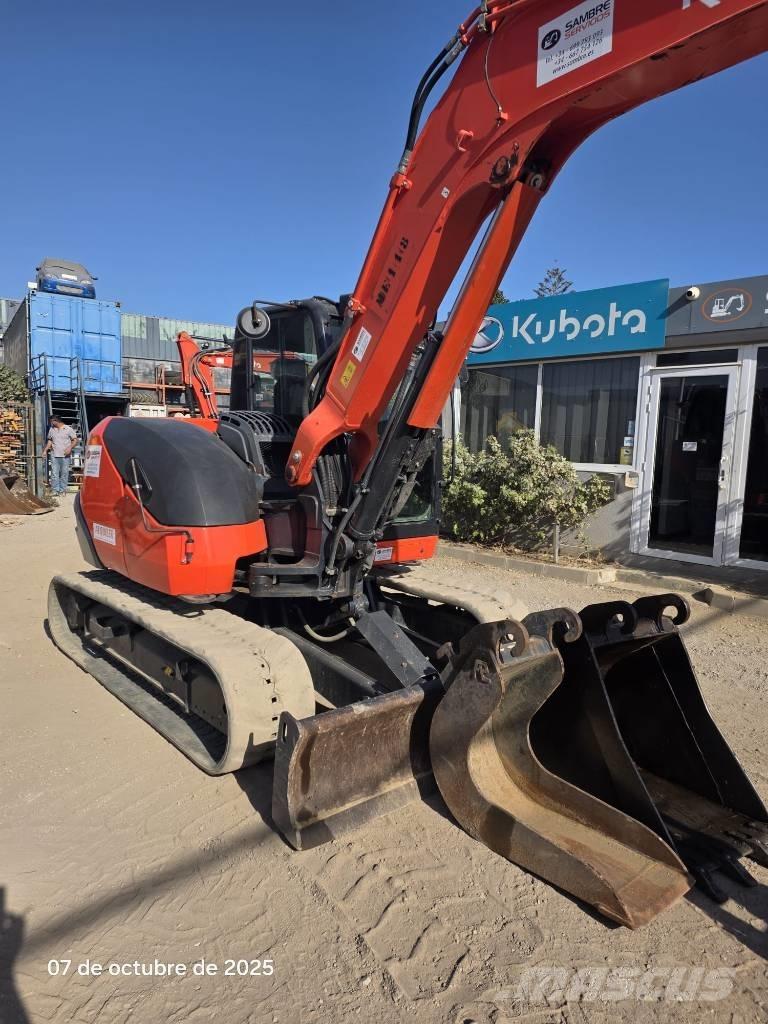 Kubota KX 080-4a2 Midigraafmachines 7t - 12t