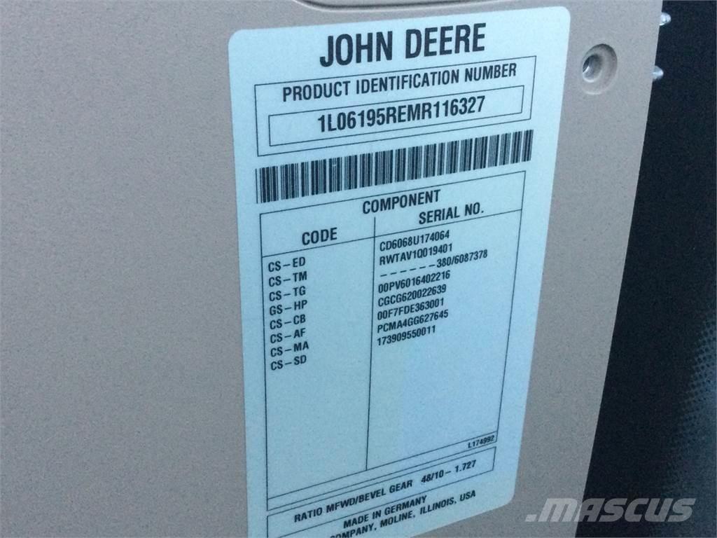 John Deere 6195R Tractoren