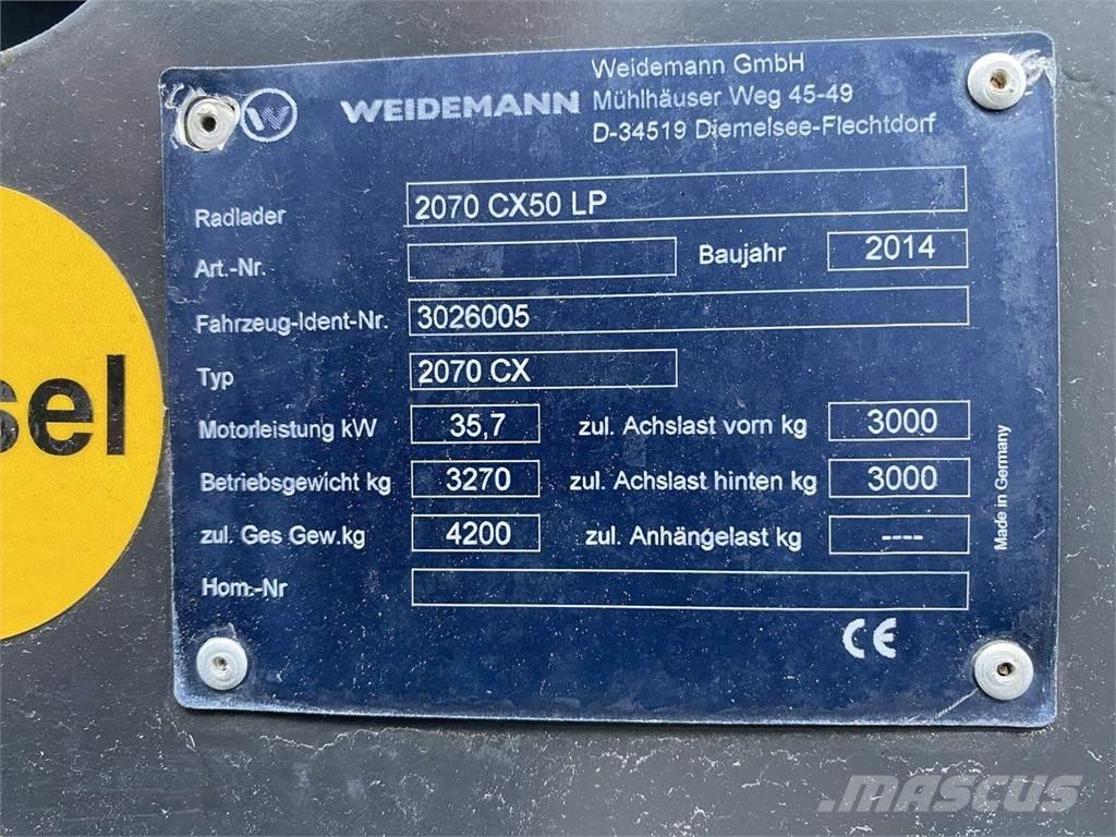 Weidemann 2070 Knik- en schrankladers