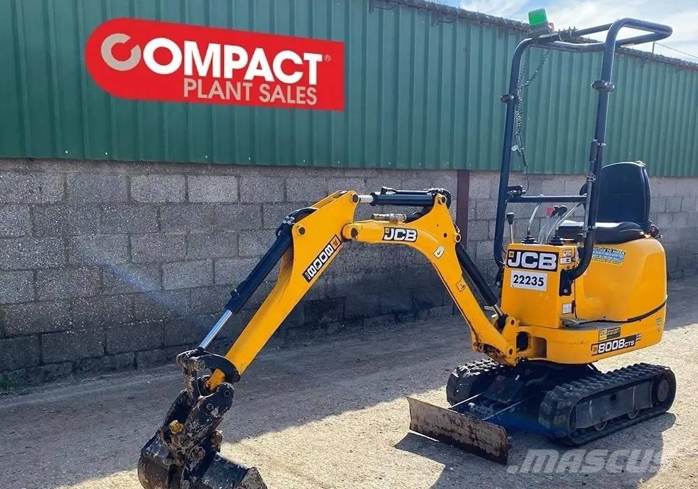 JCB 8008 Minigraafmachines < 7t